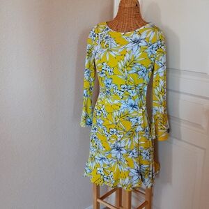 Ny Collection Dress with Mock Wrap Front